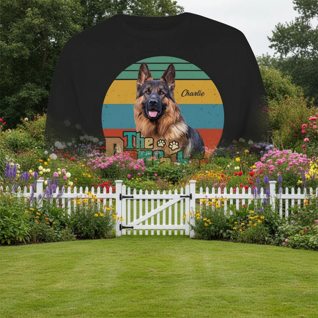 Custom Dog Father T-Shirt — Gift for Dad KMYD6