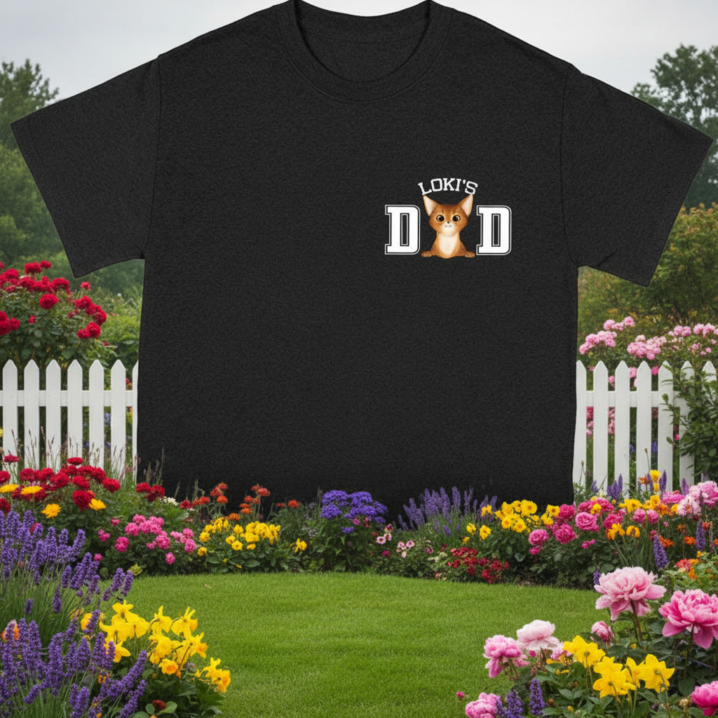 Custom Name Cat T-Shirt — Gift for Cat Lovers 4R48E