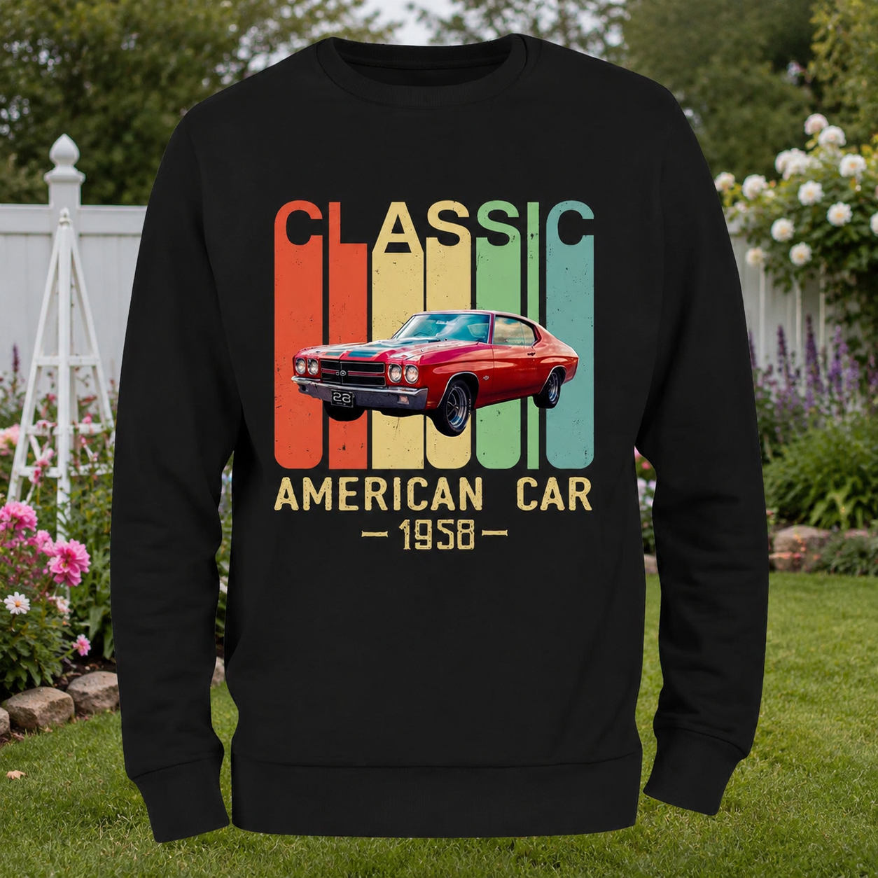 Custom Classic Car Vintage T-Shirt — Custom Gift 7DQ9B
