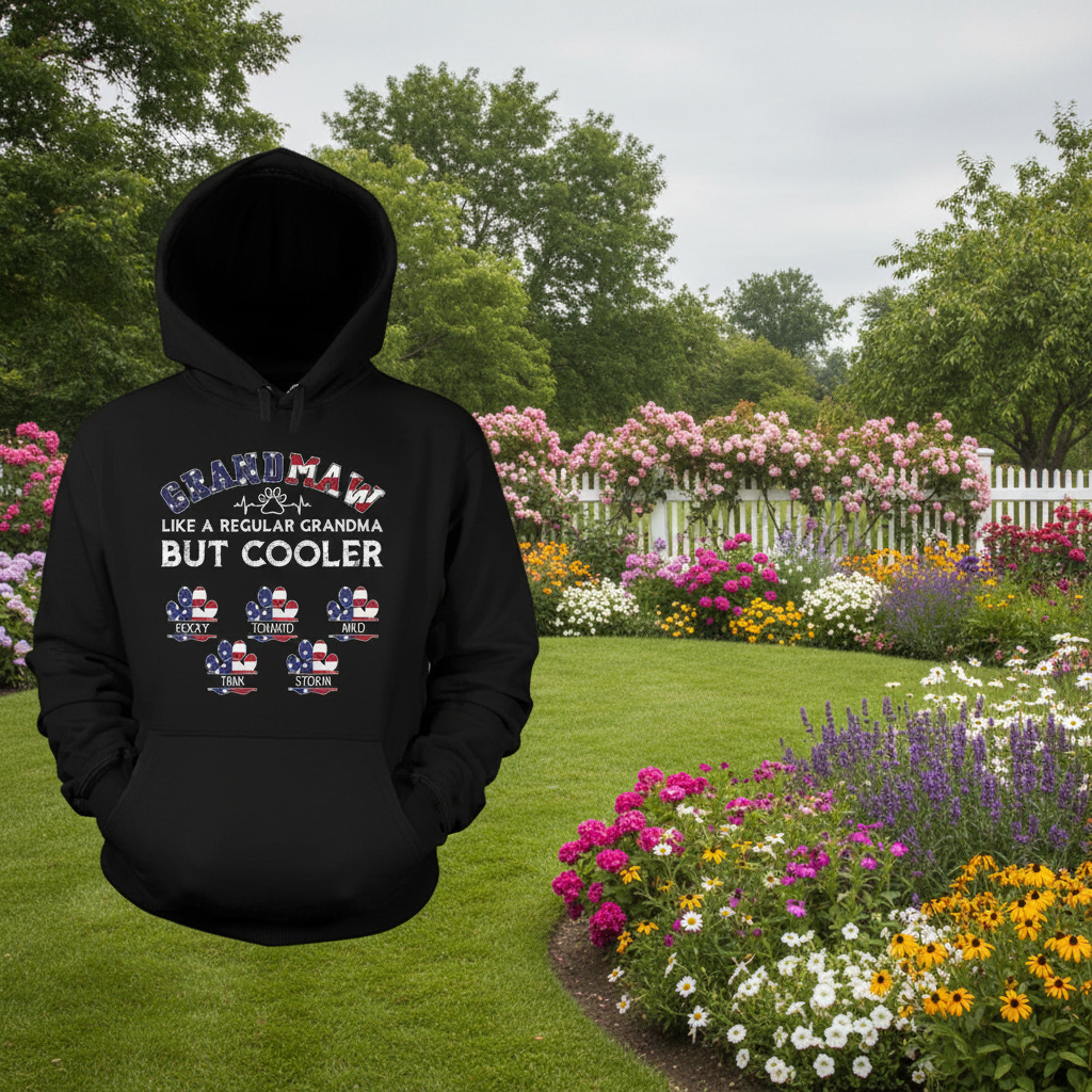 Custom Grandmaw Dog Cat Pet T-Shirt — Gift for Mom 5VKW3