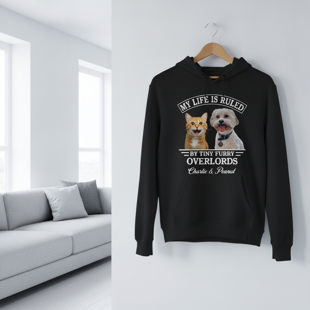 Custom My Life Is Ruled T-Shirt — Gift for Cat Lovers 7YNMK