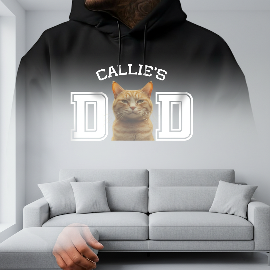 Custom Cat Dad T-Shirt — Gift for Dad X97PH
