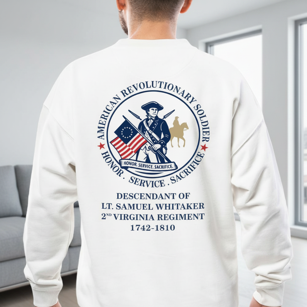 Custom Descendant Patriot Honor Service T-Shirt — Custom Gift TMF28
