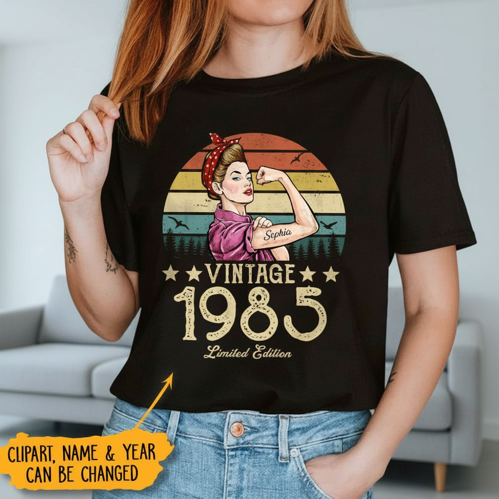 Custom Vintage Limited Edition Mothers T-Shirt — Gift for Mom FPGKK