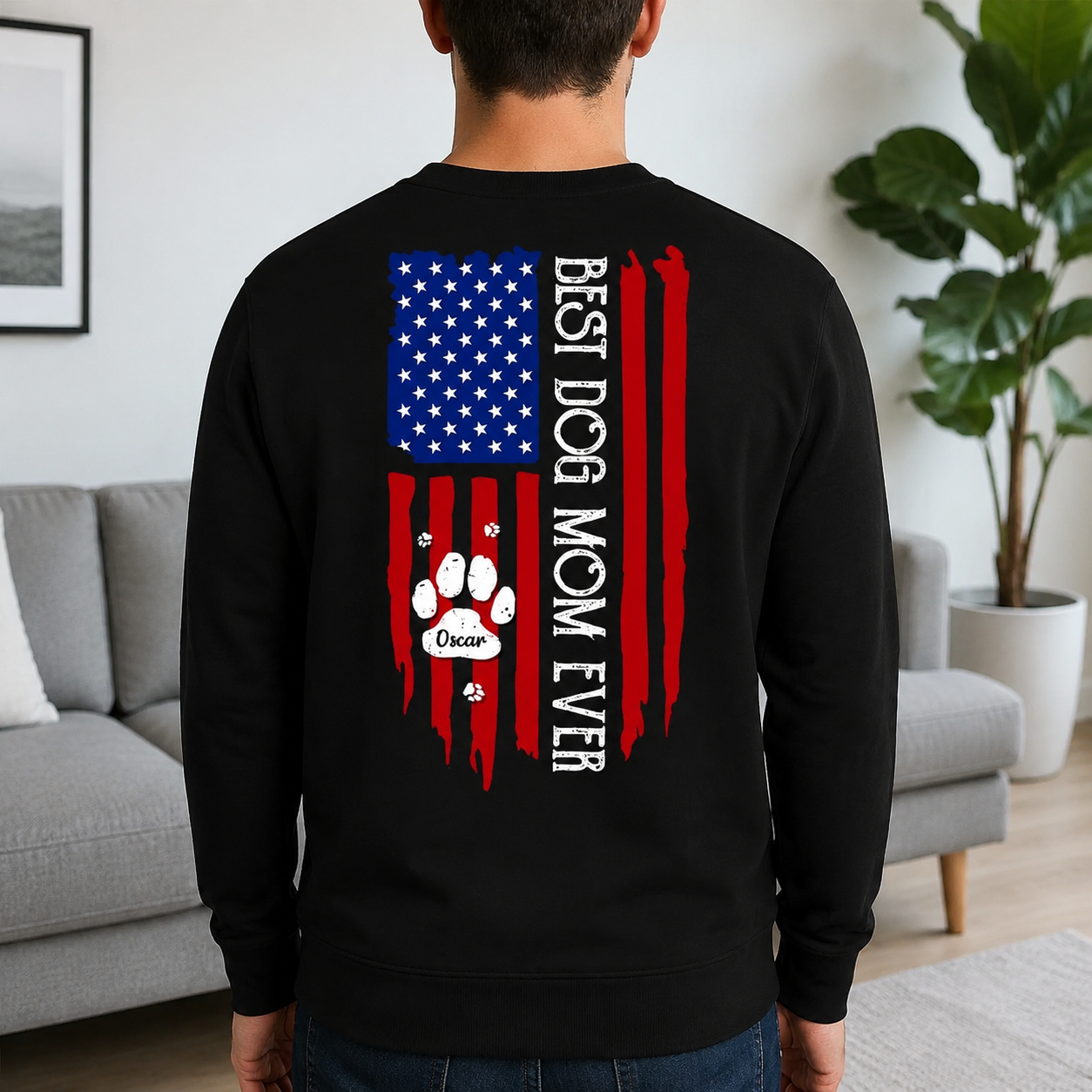 Custom Best Dog Mom Ever T-Shirt — Gift for Mom YBJFZ