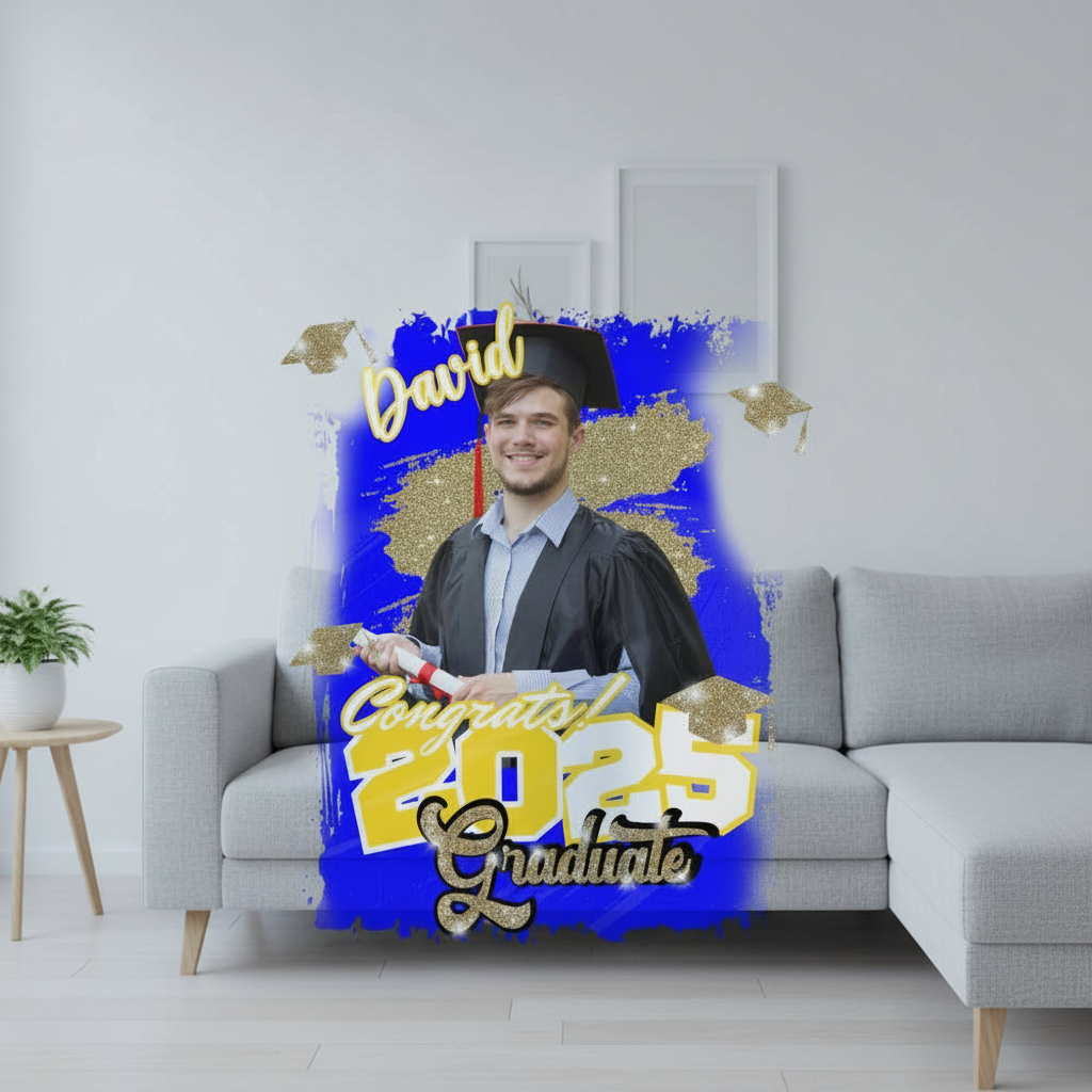Custom Congrats Graduate Bright T-Shirt — Custom Gift J5G63
