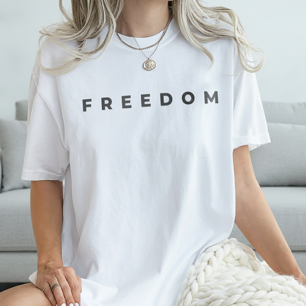 Custom Charlie Kirk Freedom Bright T-Shirt — Custom Gift BPWGV