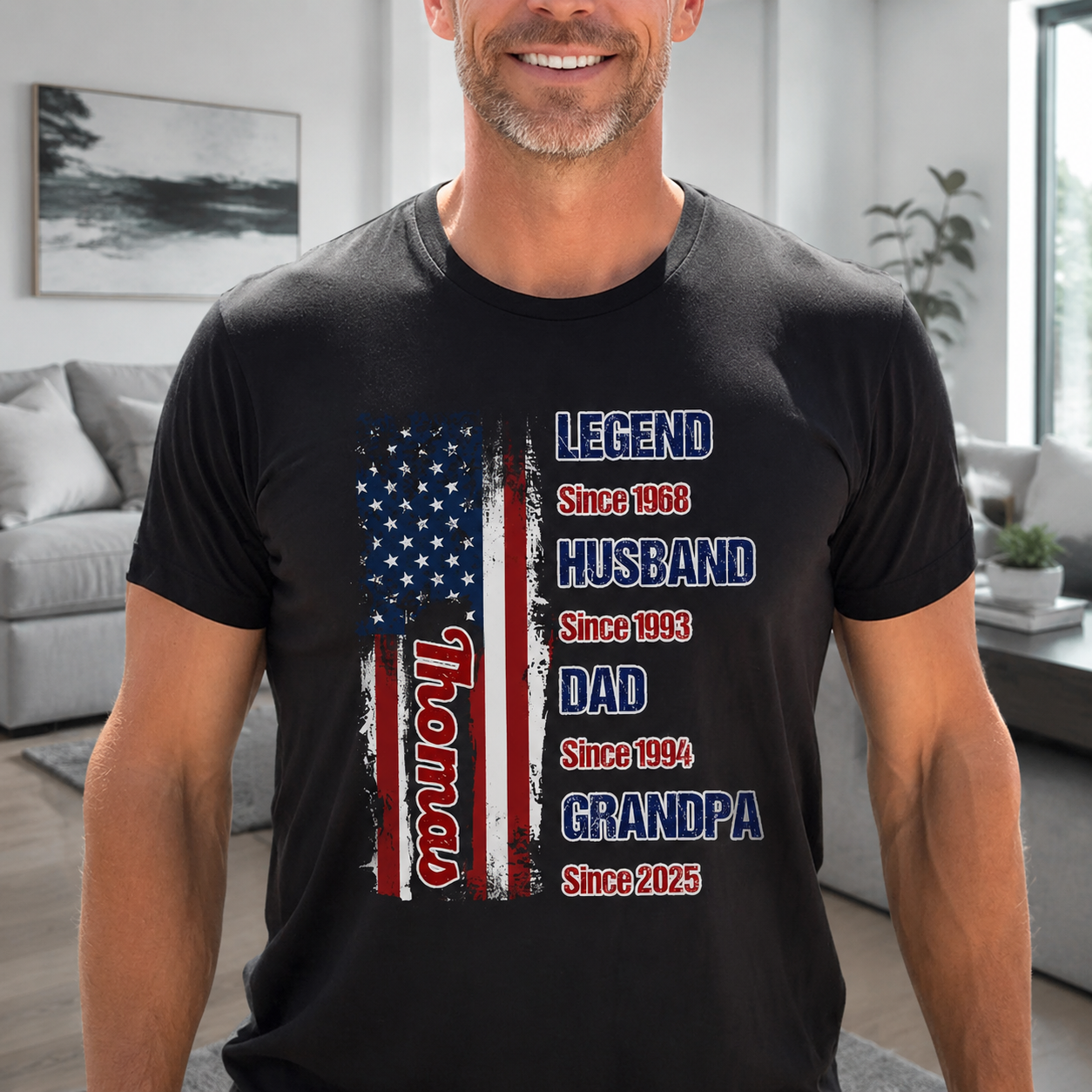 Custom Vtc Legend Husband Dad Garden Flag — Gift for Dad WSNX4