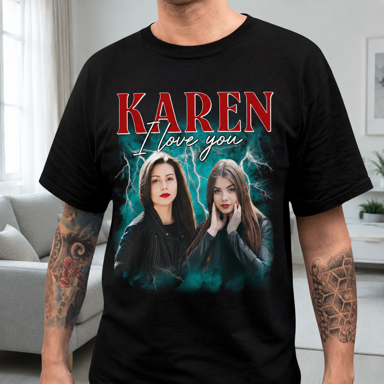 Custom Vtc Girlfriend Vintage Bootleg T-Shirt — Gift for Her 4W8T6