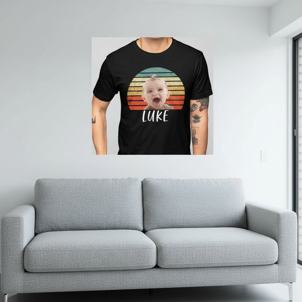 Custom Vintage Retro Face T-Shirt — Custom Gift ZSZCU