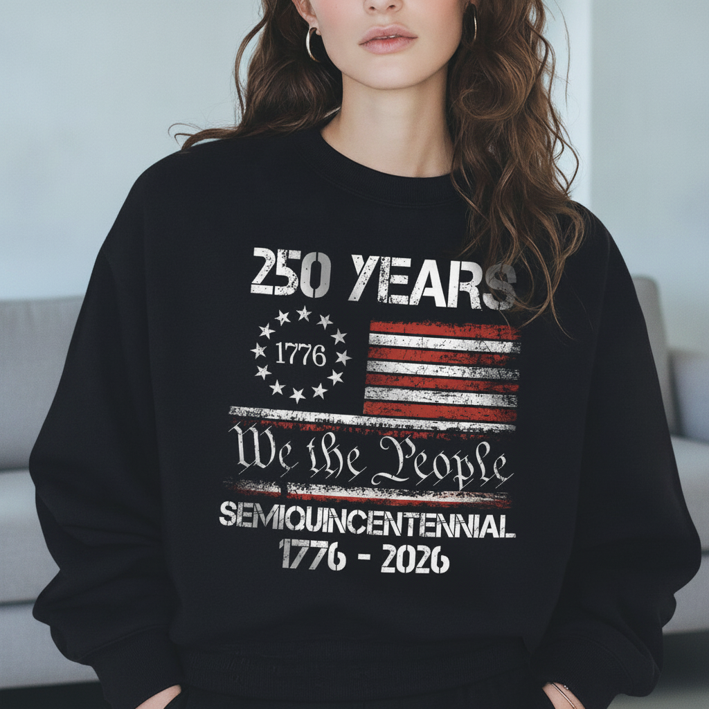 Custom America 250th Anniversary United T-Shirt — Patriotic Gift DRWUZ