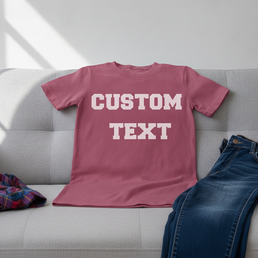 Custom Template Dark Apparel Only T-Shirt — Custom Gift MFNC6
