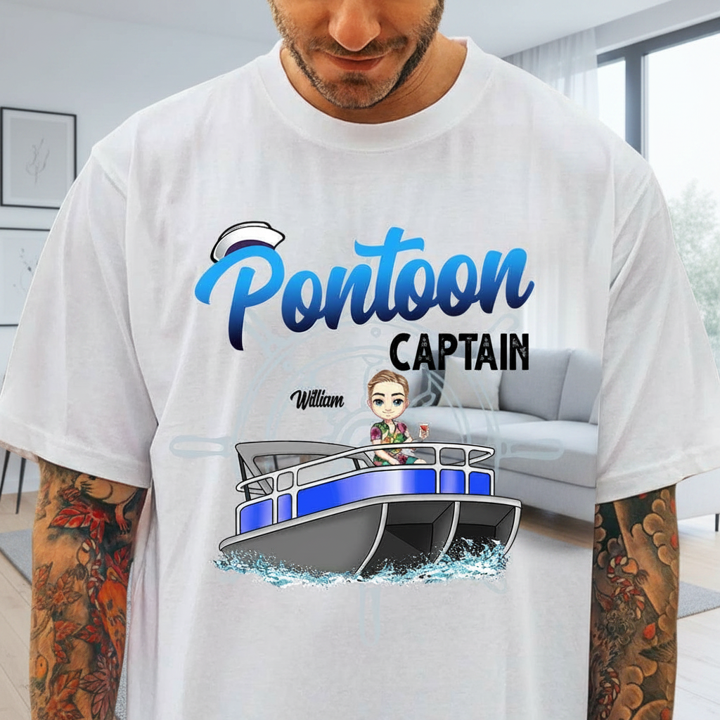 Custom Boating Pontoon Captain Hat — Custom Gift YR4WY