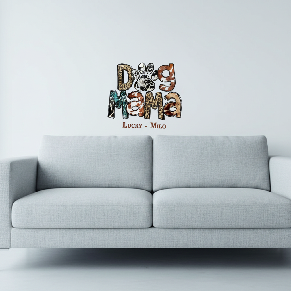 Custom Dog Mama C218 T-Shirt — Gift for Dog Lovers JVD8S