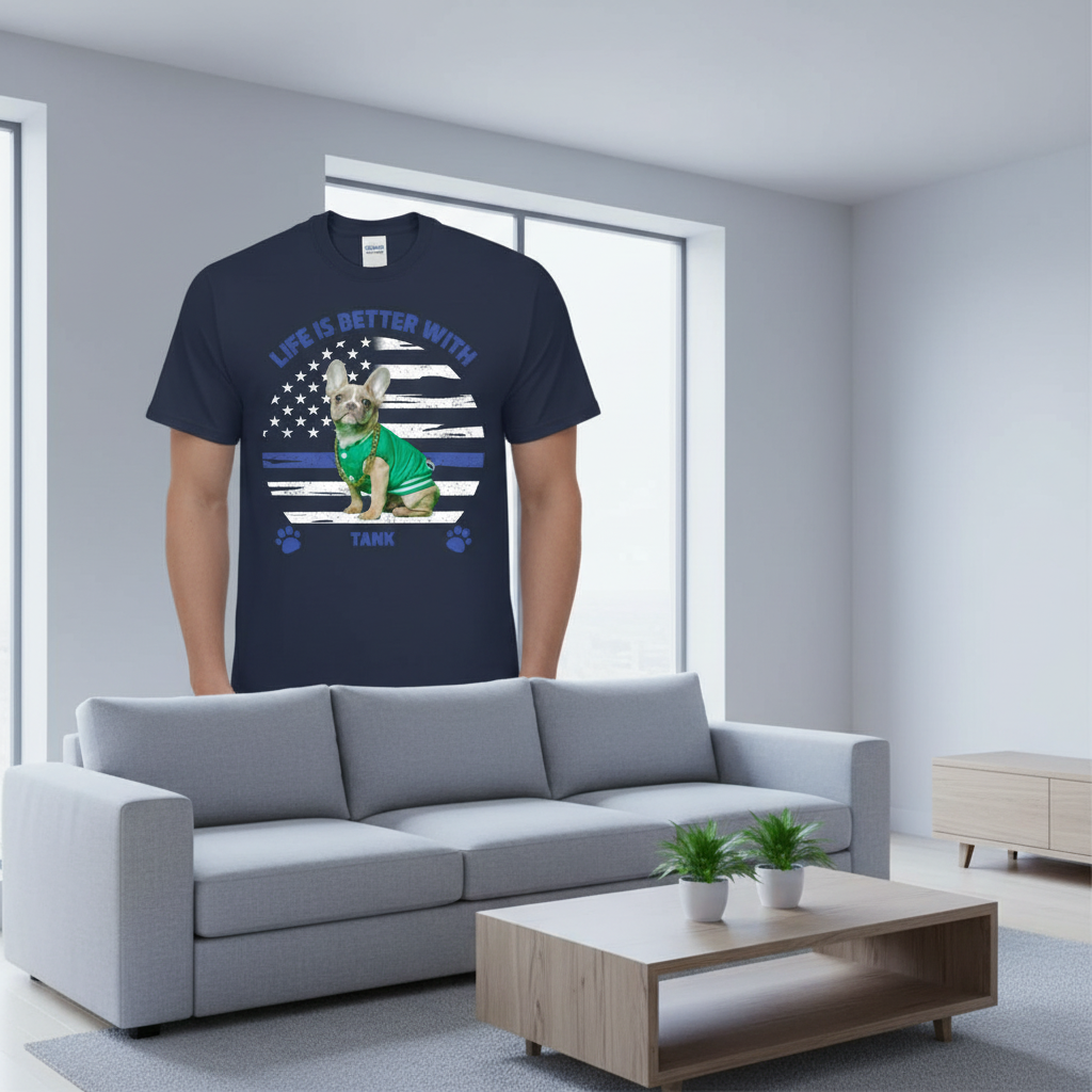 Custom Life Is Better Police T-Shirt — Custom Gift TA2C5
