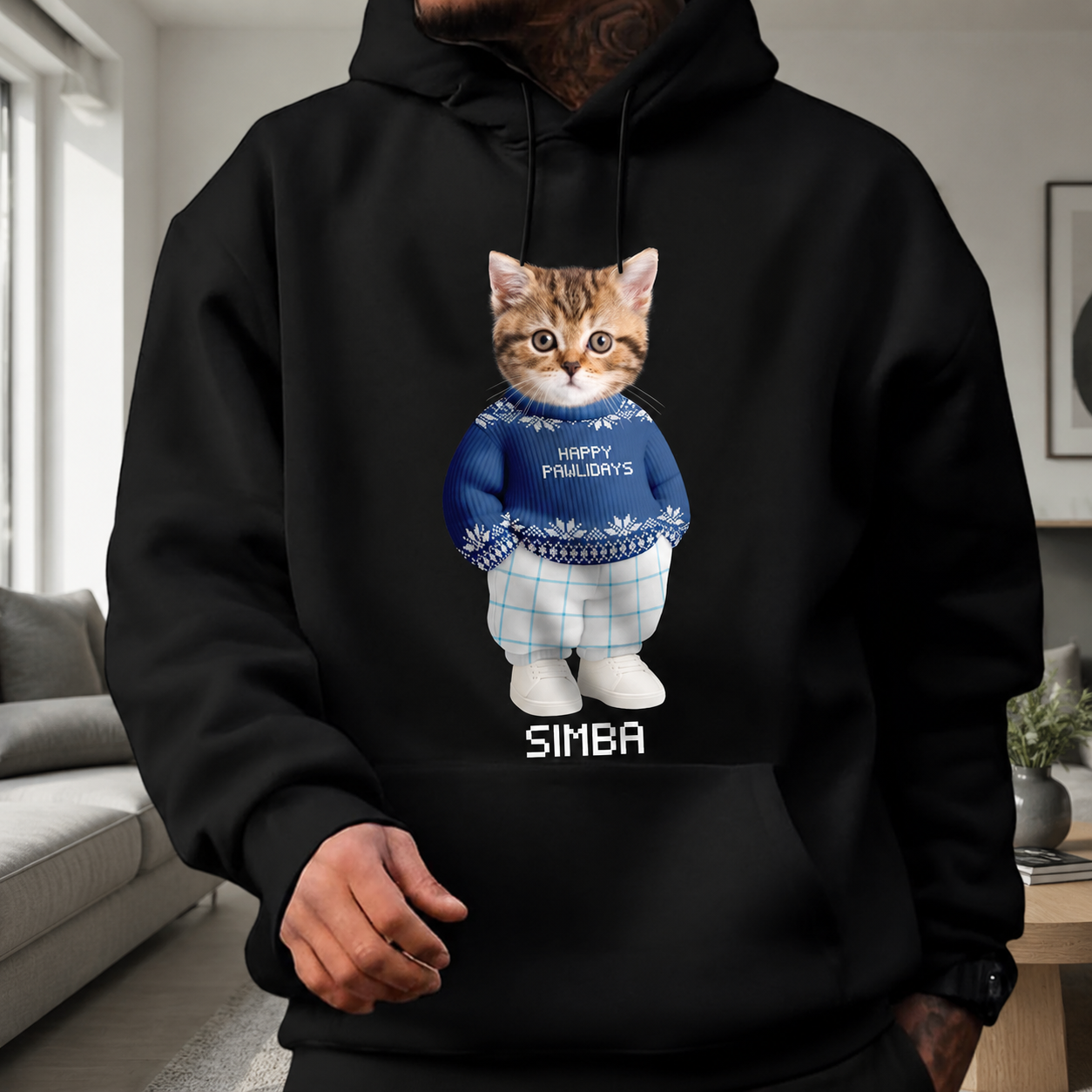Custom Mha Dog Cat Xmas T-Shirt — Christmas Gift FQYT7