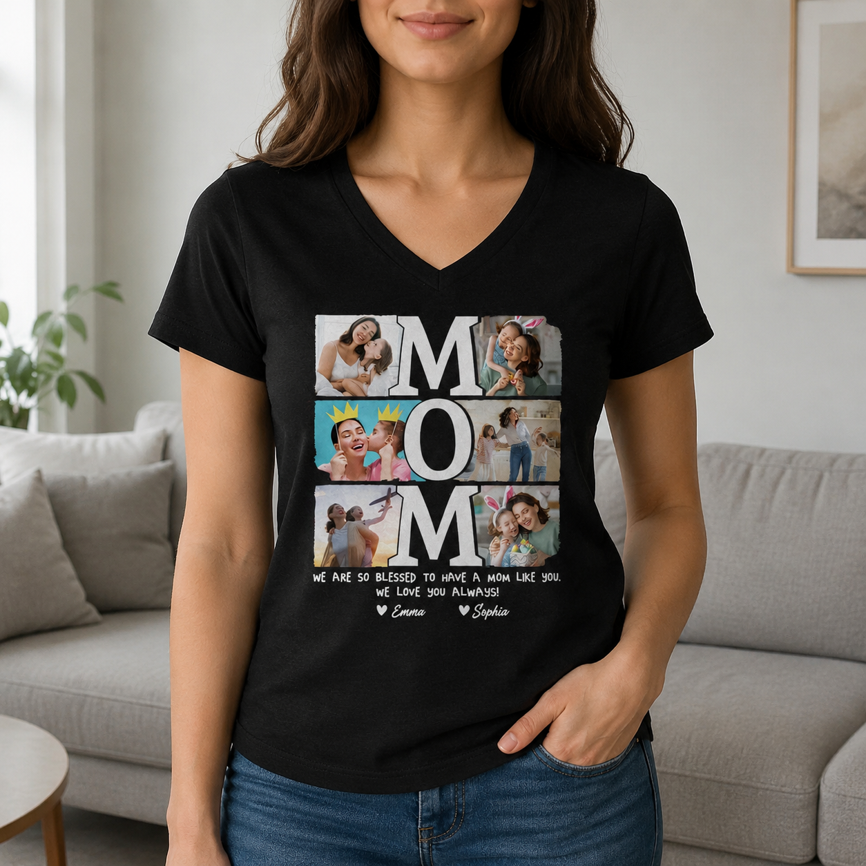 Custom Am So Blessed Have T-Shirt — Gift for Mom ACS95