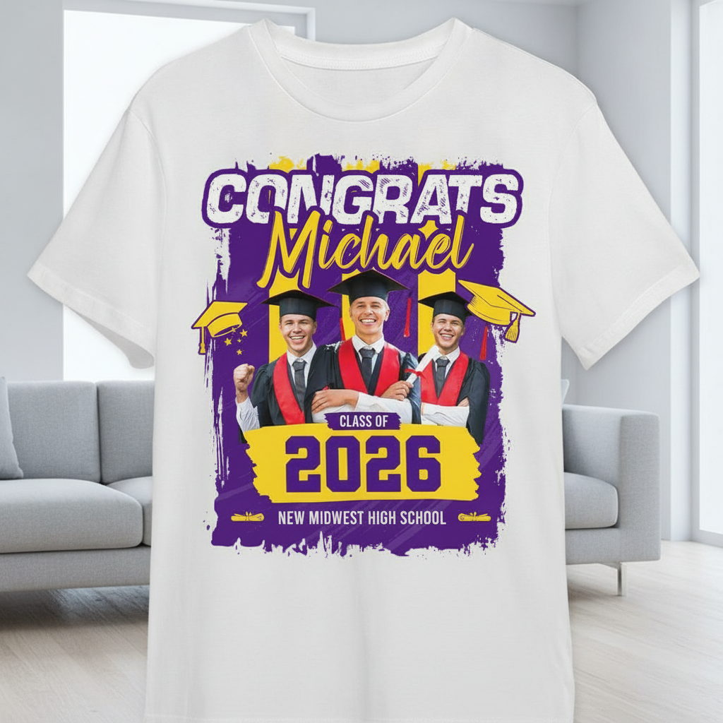 Custom Congrats You Graduation T-Shirt — Custom Gift 73QF9