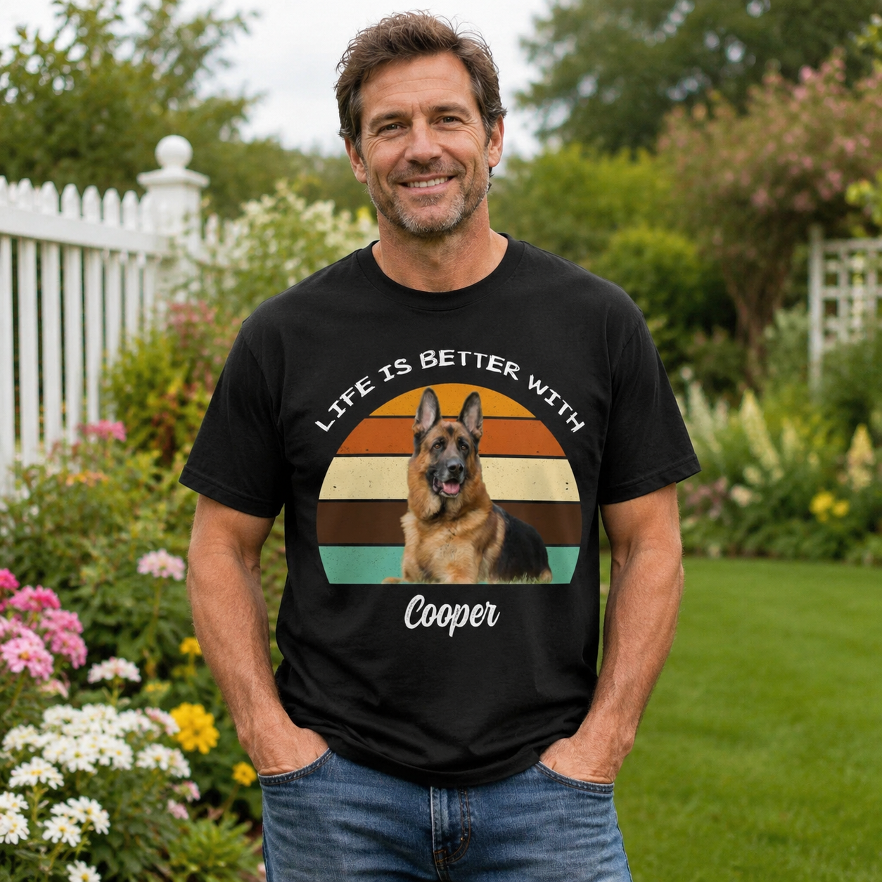 Custom Life Is Better Dog T-Shirt — Gift for Dog Lovers WAVFU