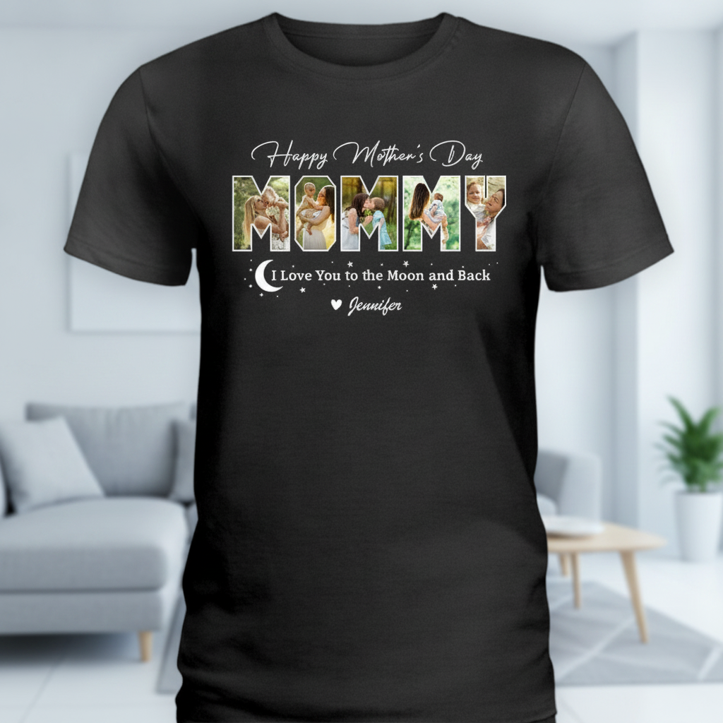 Custom Happy Mothers Day Love T-Shirt — Gift for Mom UVK43