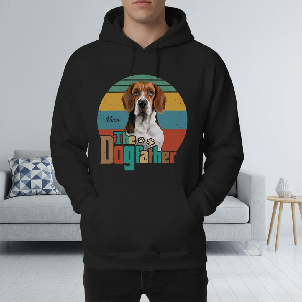 Custom Dog Father T-Shirt — Gift for Dad KMYD6