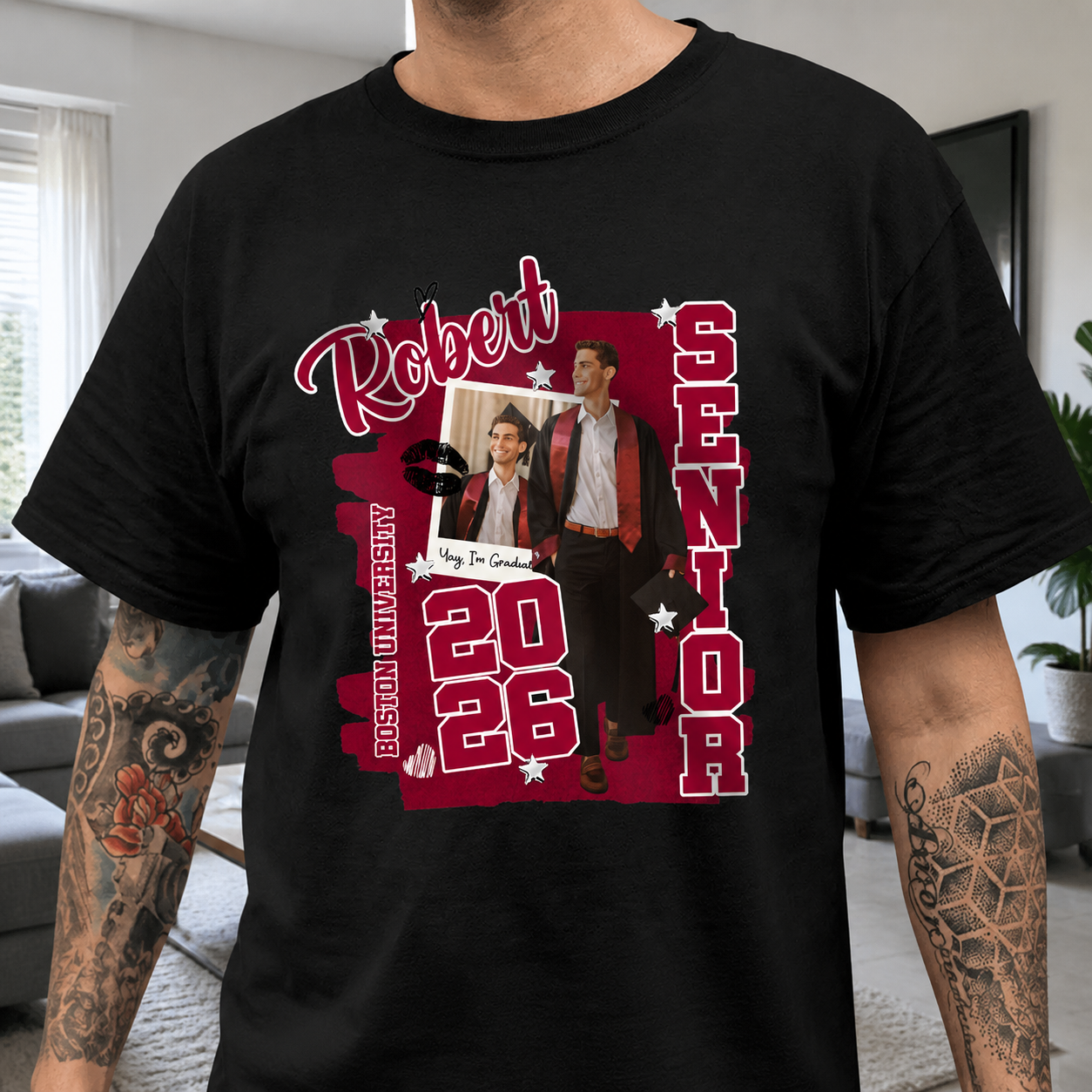 Custom Vth Senior Graduation Class T-Shirt — Custom Gift JWWH5