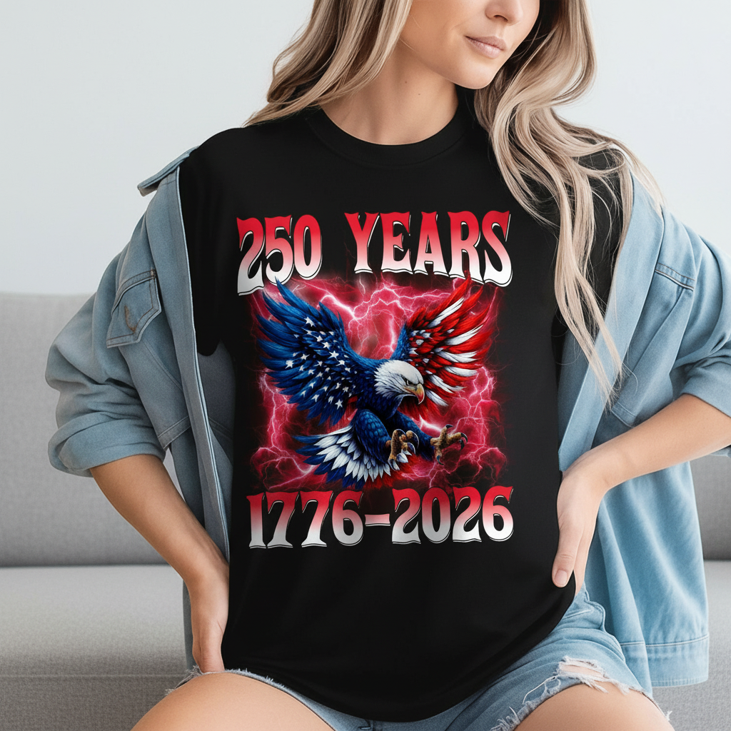 Custom American Eagle 250th America Garden Flag — Patriotic Gift FJ5AP