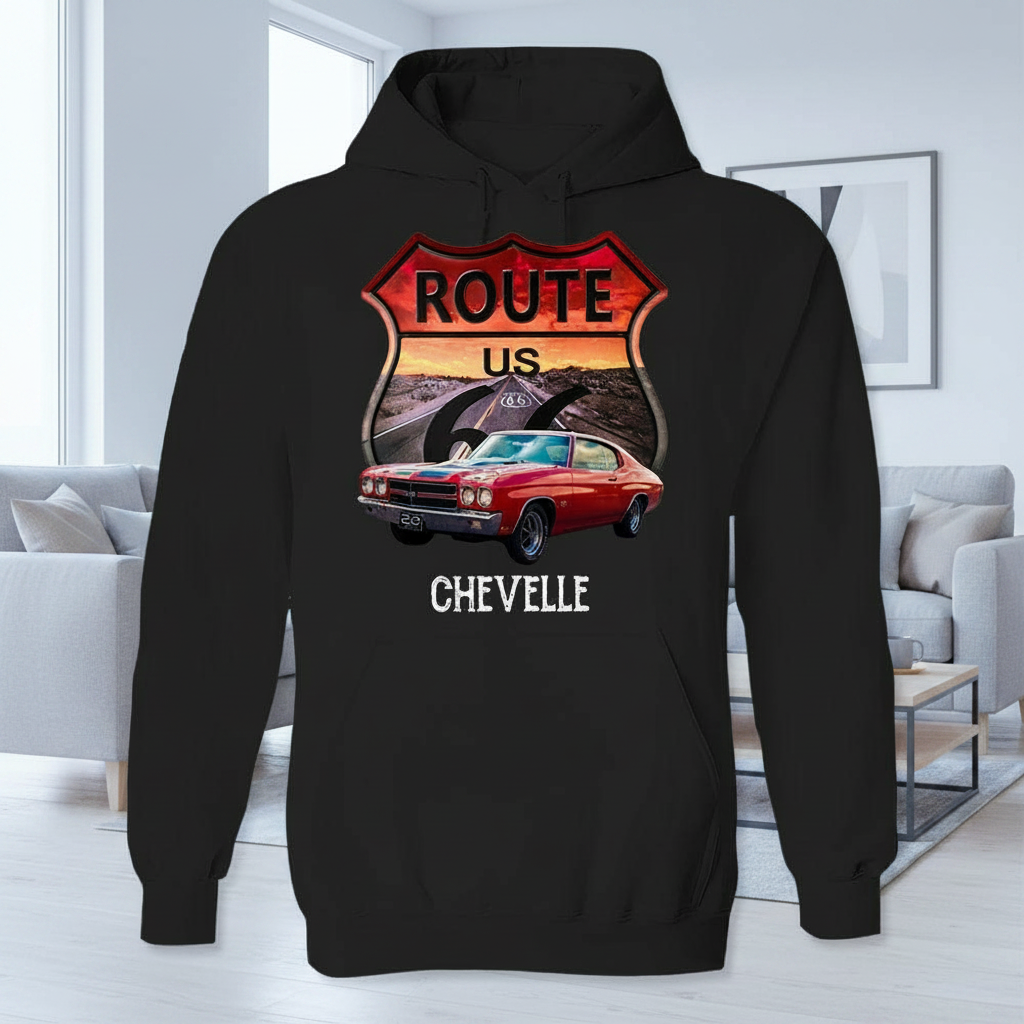 Custom Route Vintage Car T-Shirt — Custom Gift AGFYS