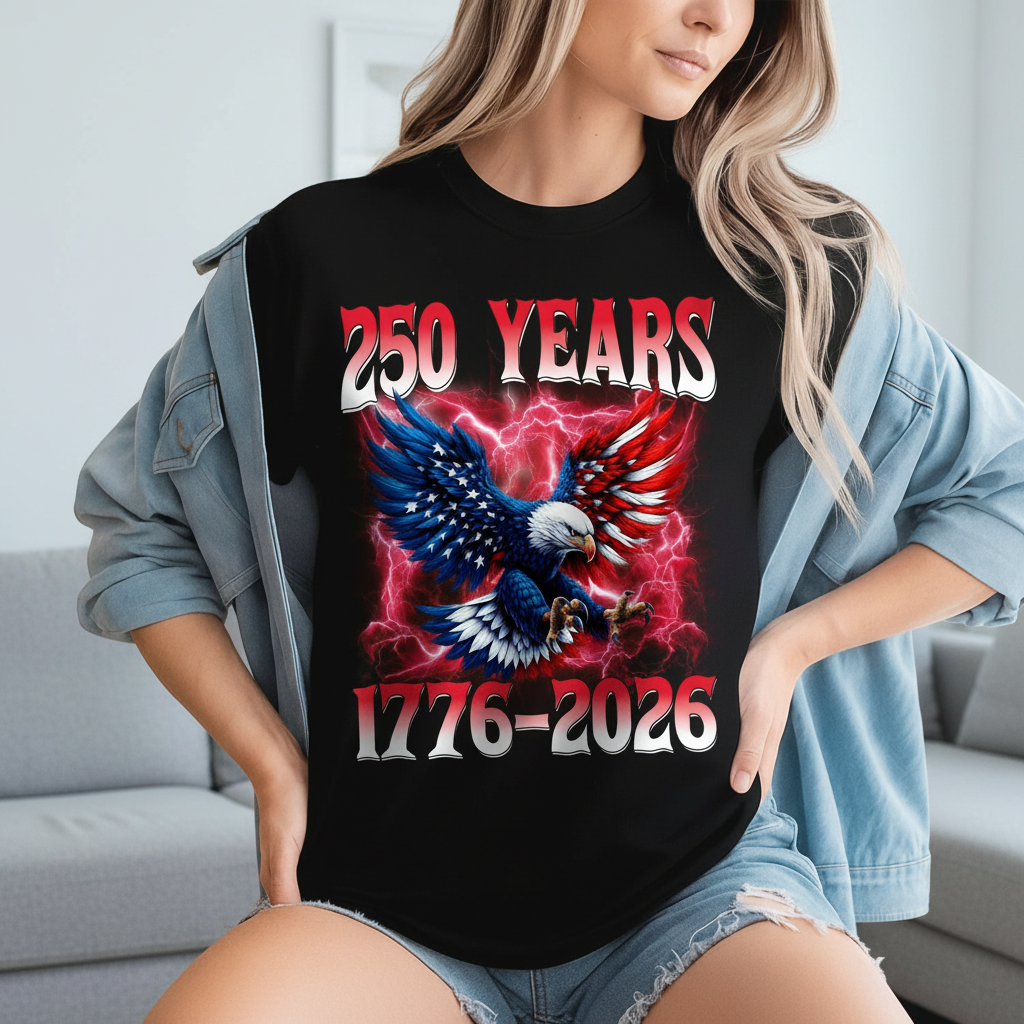 Custom American Eagle 250th America Garden Flag — Patriotic Gift 8TQAH