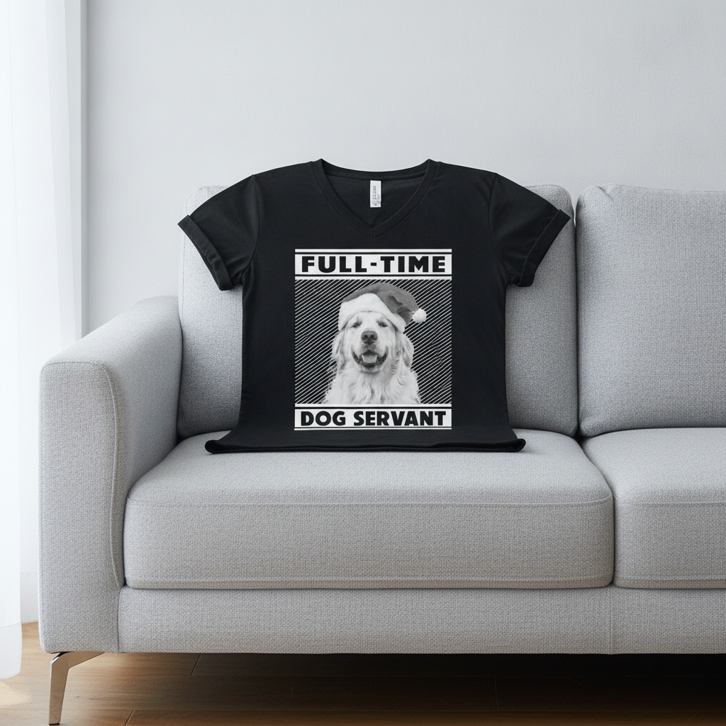 Custom Full Time Cat Servant T-Shirt — Gift for Cat Lovers 6RG9C