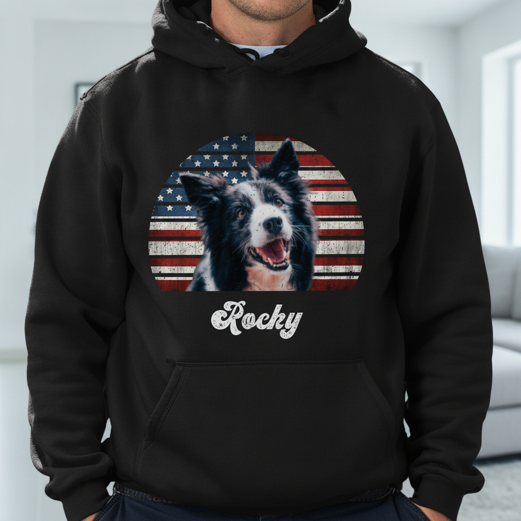 Custom Dog Cat Multiple Background T-Shirt — Gift for Cat Lovers DGR63