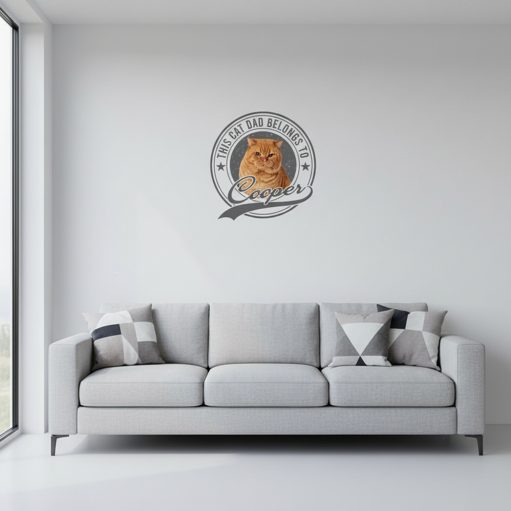 Custom This Human Belongs Dog T-Shirt — Gift for Cat Lovers SD5RS