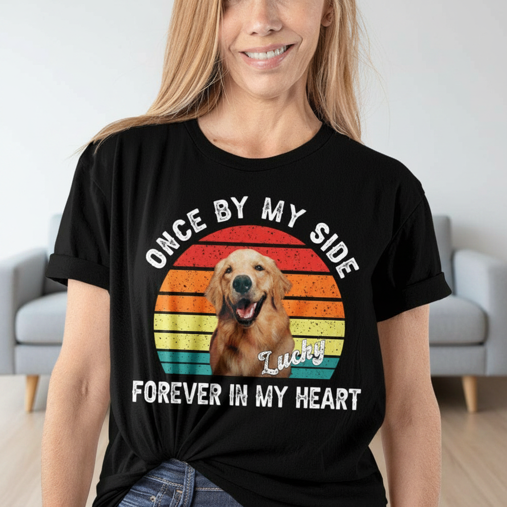 Custom Ltt98 Dog Oncebyemyside T-Shirt — Gift for Dog Lovers 2VSSC