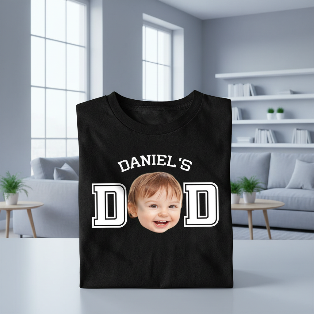 Custom Mha Kid Dad Fathers T-Shirt — Gift for Dad ZA4ZK