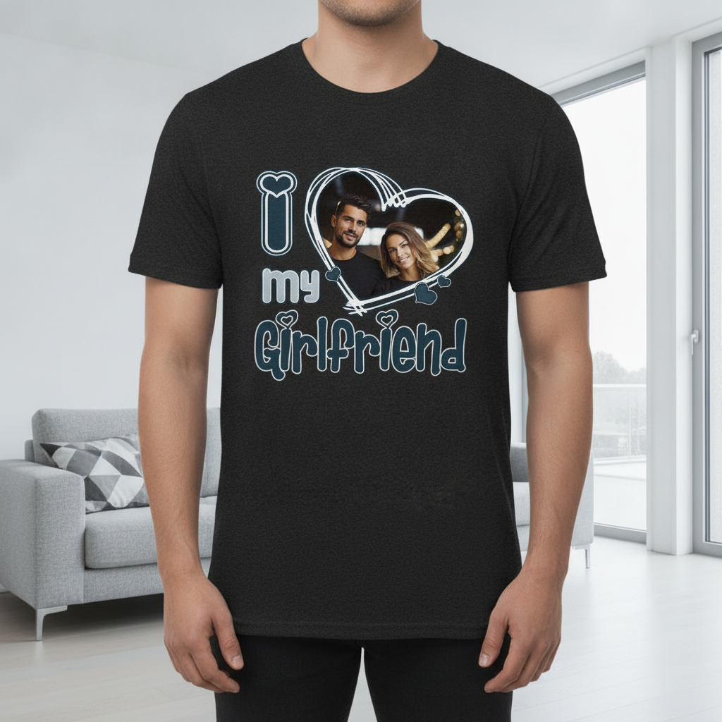 Custom Love Him Valentine Dark T-Shirt — Custom Gift SZAKP