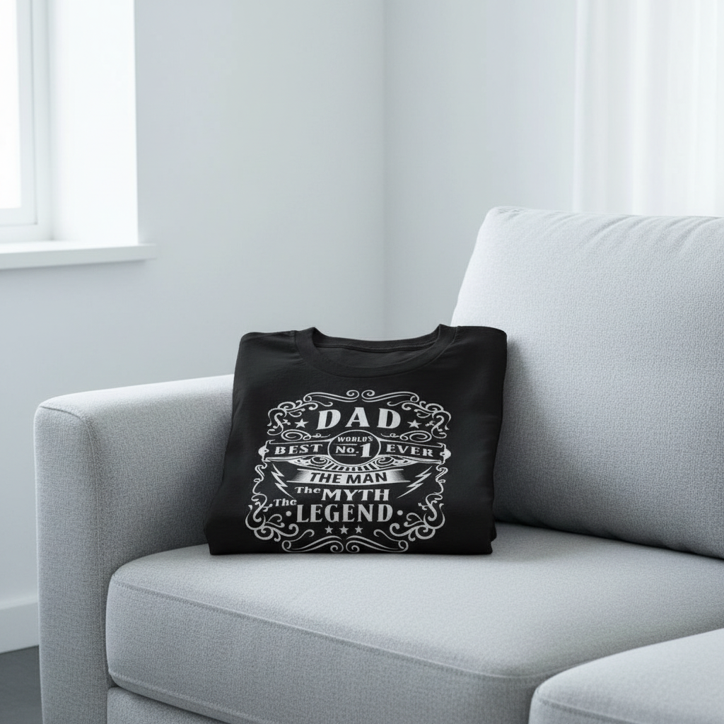 Custom No1 Dad Ever Family T-Shirt — Gift for Dad B8QYE