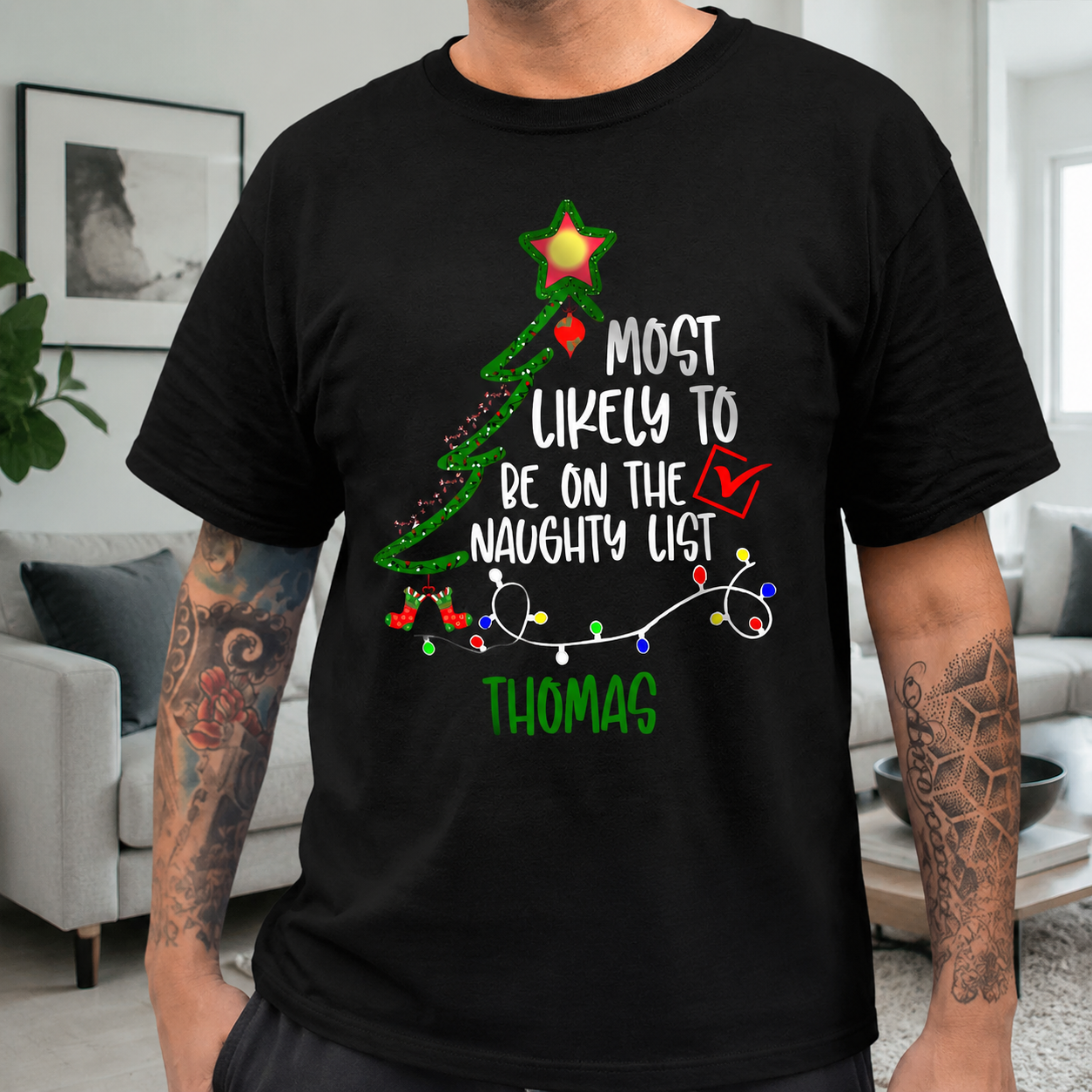 Custom Name Most Likely Family T-Shirt — Family Gift C79ZA