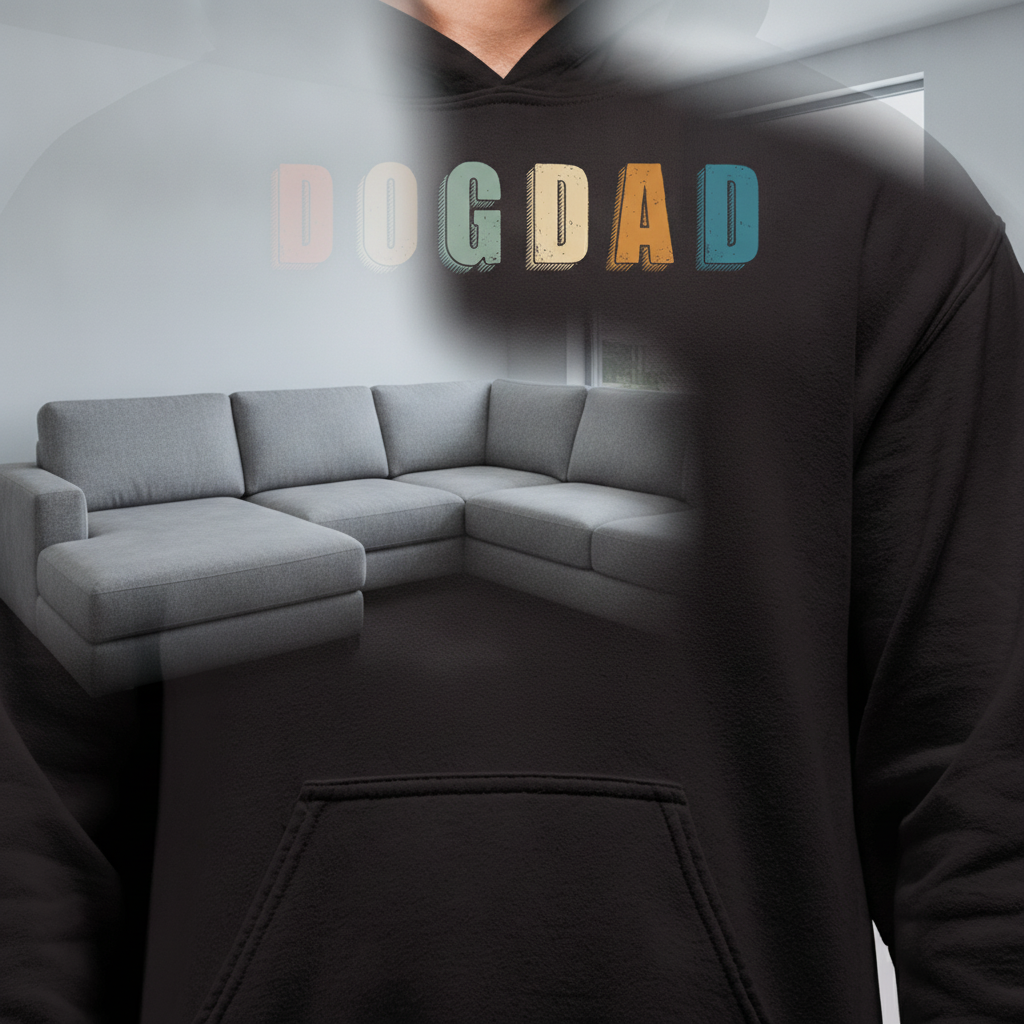 Custom Na96 Dogdad Vintagephoto T-Shirt — Gift for Dog Dad 8GNDH