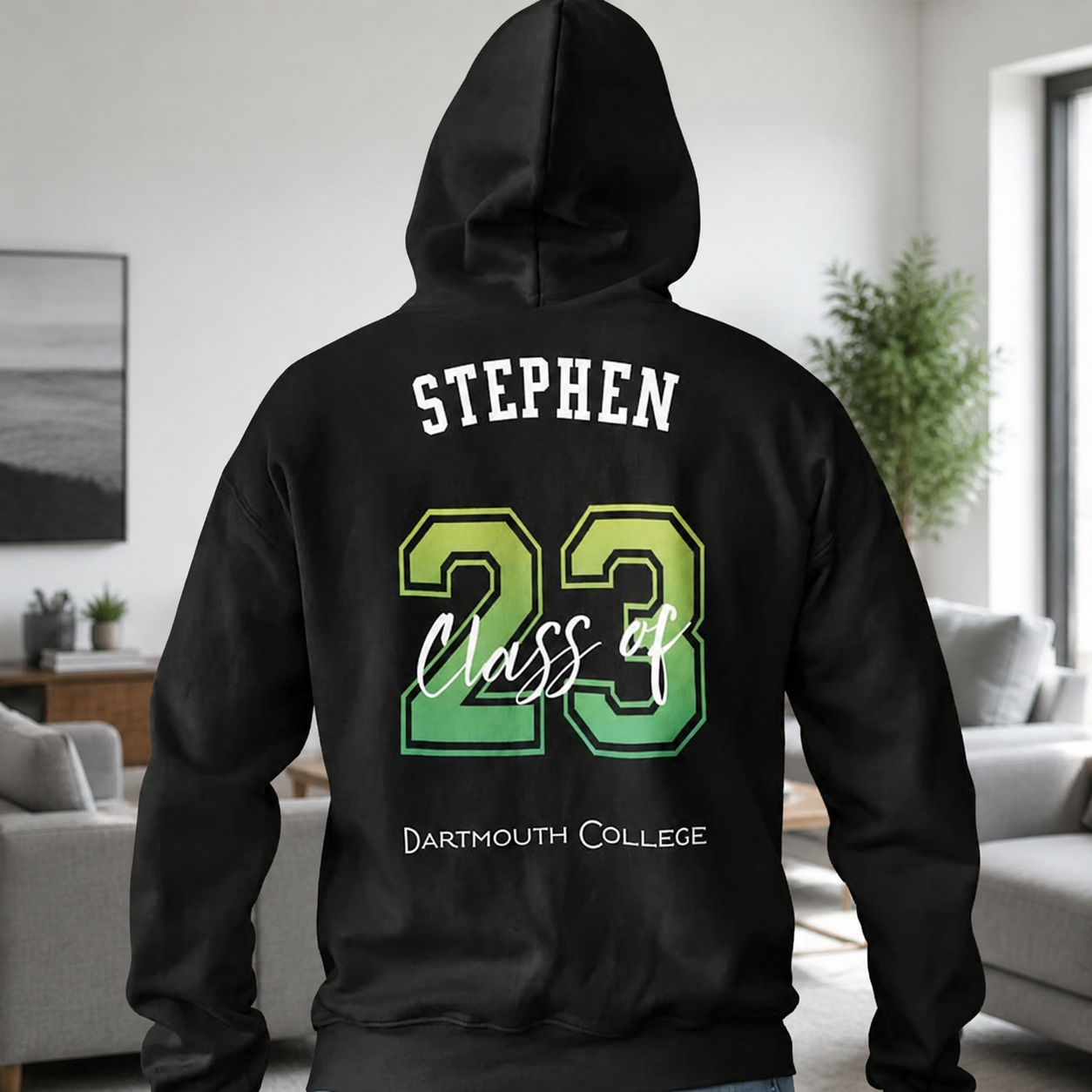 Custom Class Senior Backside C394 T-Shirt — Custom Gift VEM84