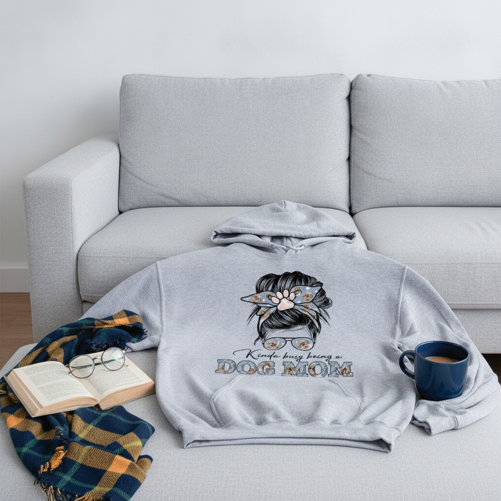 Custom Kinda Busy Being Dog T-Shirt — Gift for Mom JBJDD
