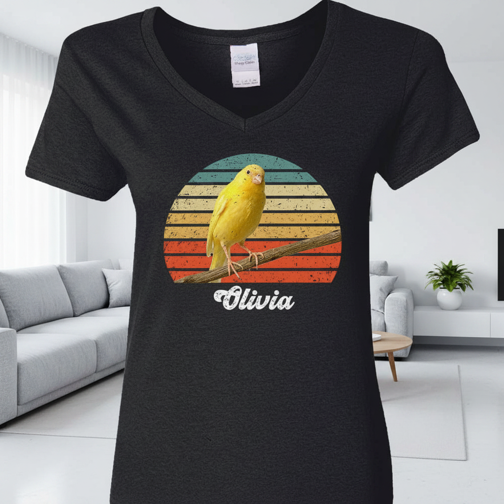 Custom Birds Vintage Retro T-Shirt — Custom Gift FYRQU