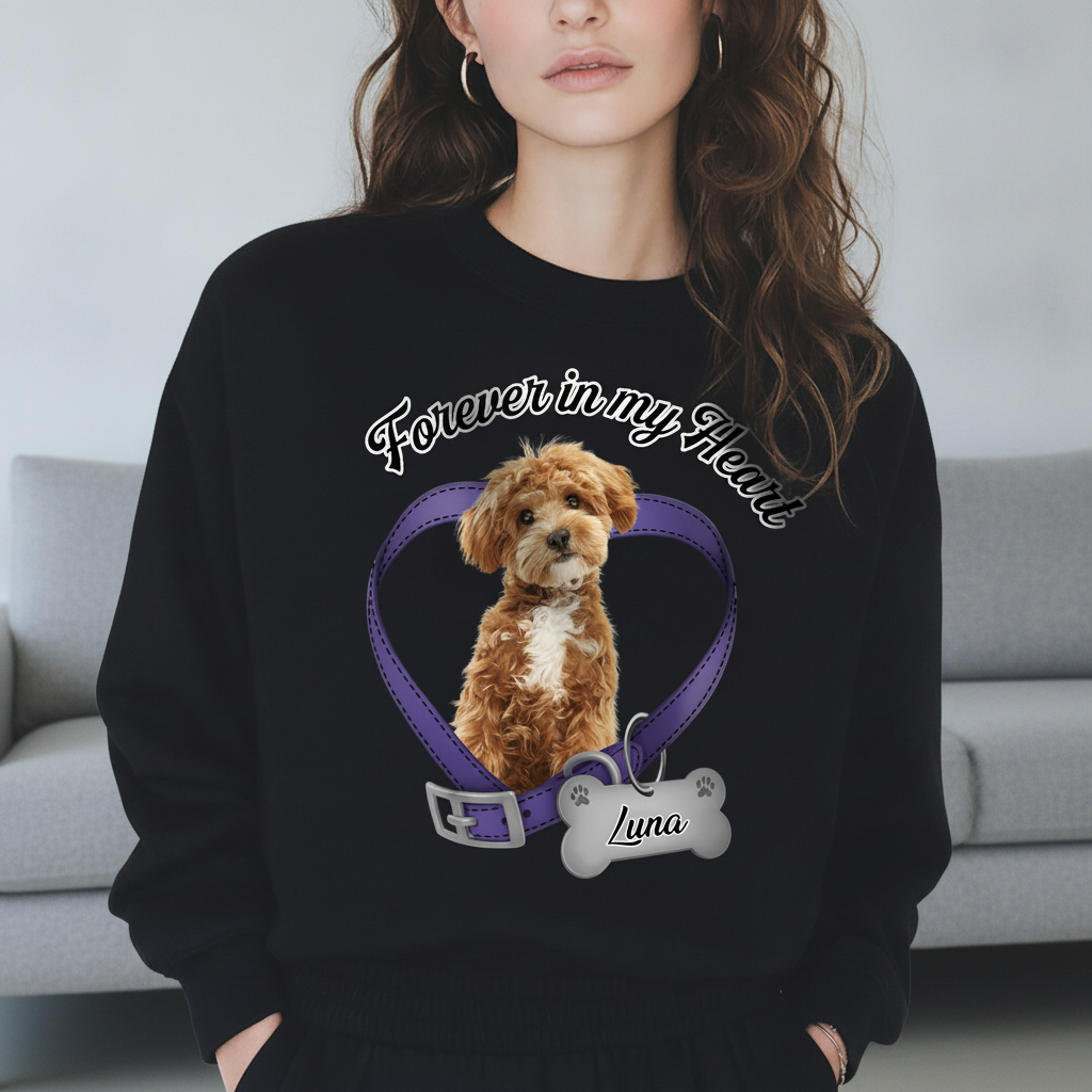 Custom Nlhl Forever My Heart T-Shirt — Gift for Dog Lovers N49Q5