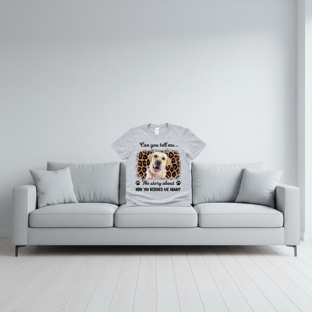 Custom Ut98 Dog Rescuedog T-Shirt — Gift for Dog Lovers PAHRK