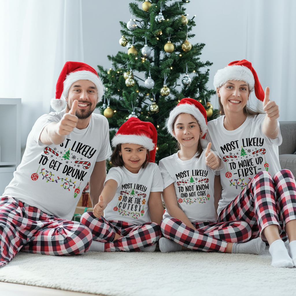 Custom Quote Most Likely Christmas T-Shirt — Christmas Gift 72BPA