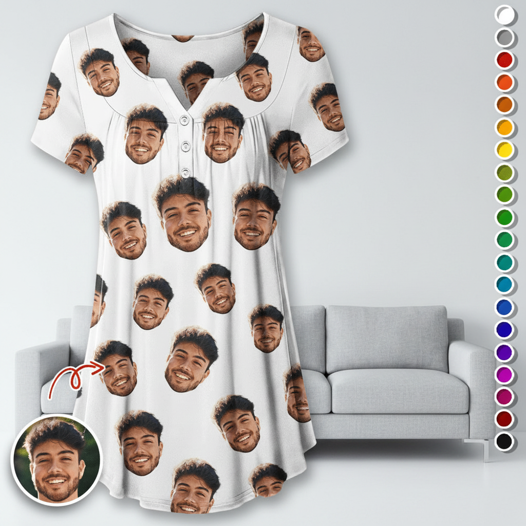 Custom Mha Face Family Funny T-Shirt — Family Gift SFVNZ