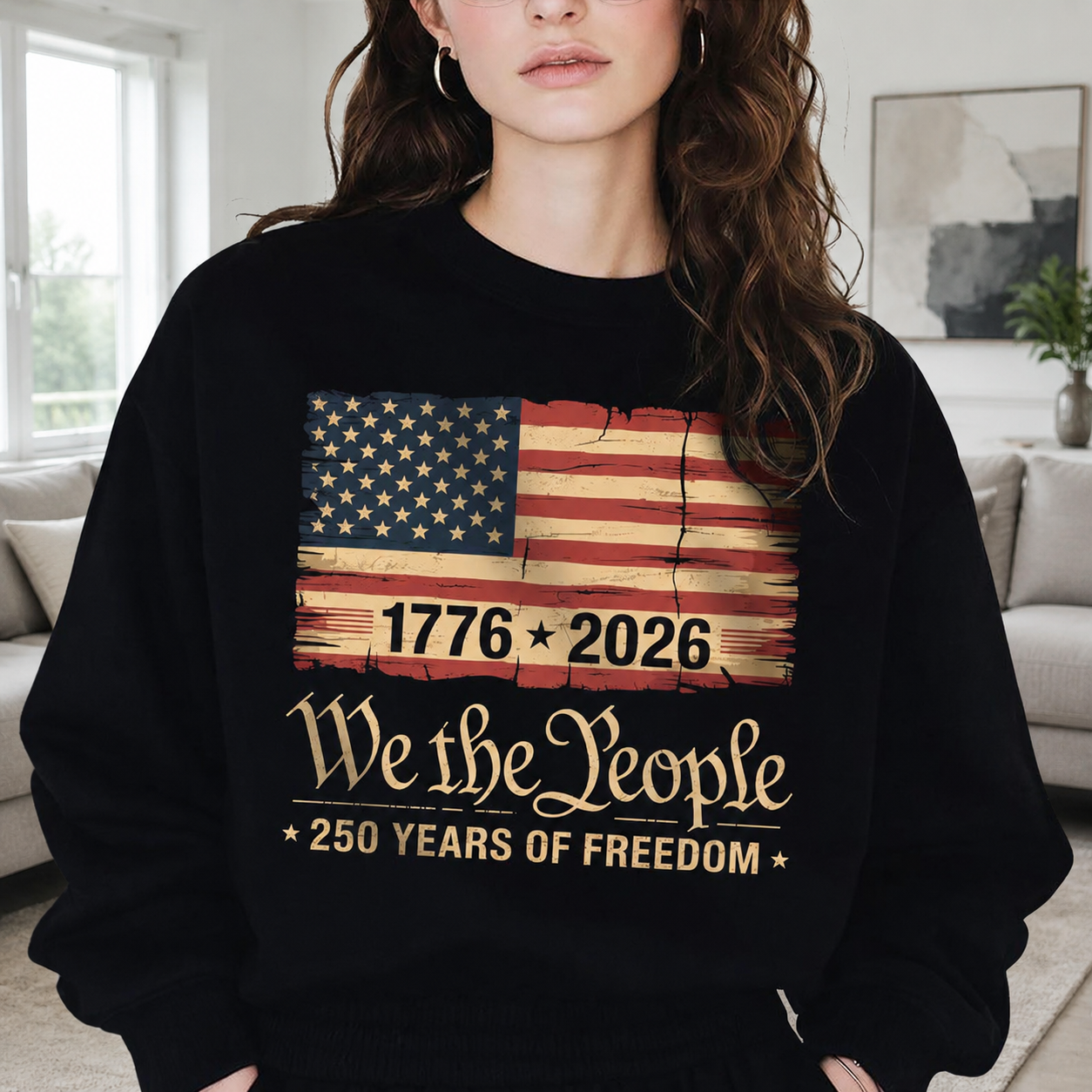 Custom America 250th Birthday Us Garden Flag — Patriotic Gift NPZB8