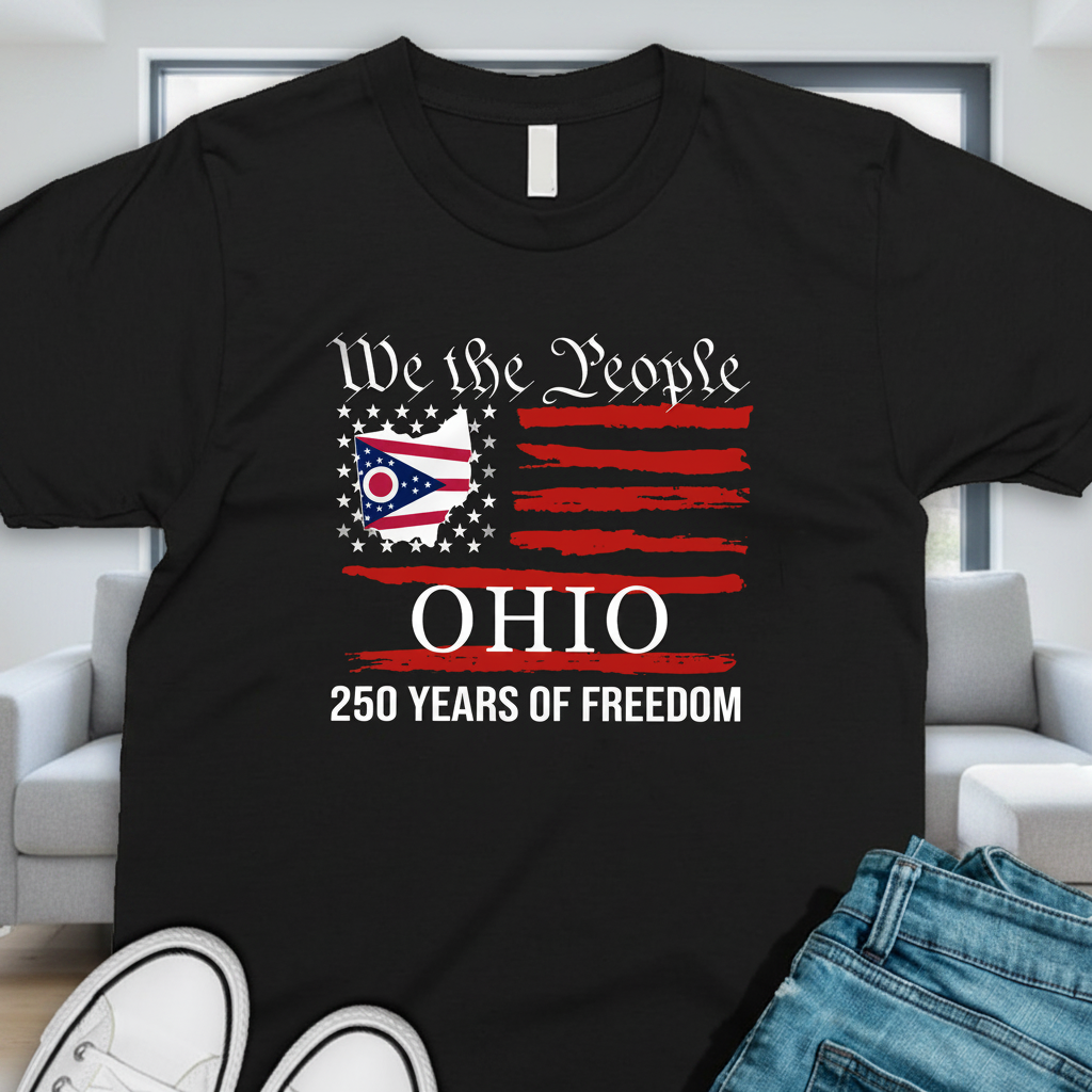 Custom Vth State Celebrating America T-Shirt — Patriotic Gift S794S