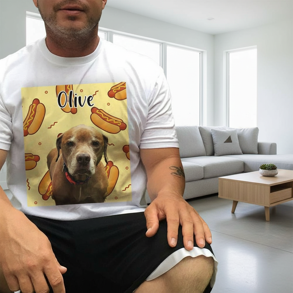 Custom Ut98 Petphoto Flamigo T-Shirt — Gift for Pet Lovers 28ZTM