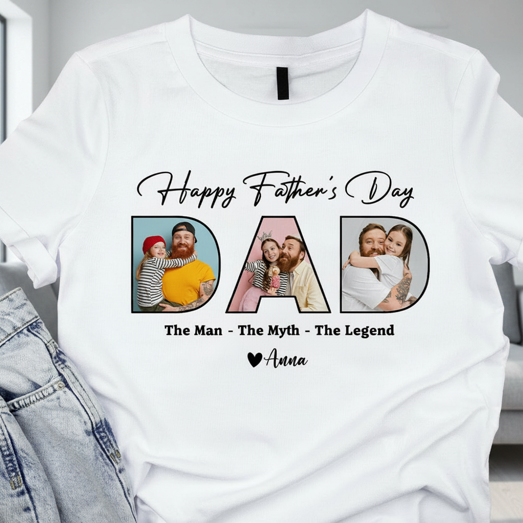 Custom Mha Happy Fathers Day T-Shirt — Gift for Dad NZK2K