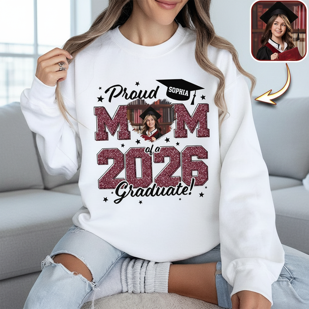Custom Proud Mom Dad Graduate T-Shirt — Gift for Dad HMWCD